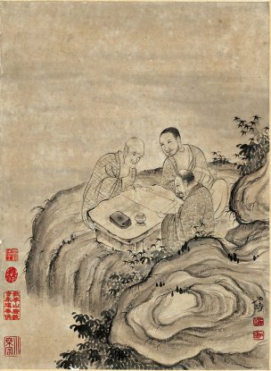 清 石涛 百页罗汉册页78-ok 25x35[宗教]