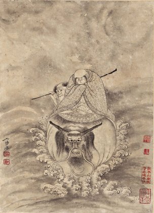 清 石涛 百页罗汉册页68-ok 25x35[宗教]
