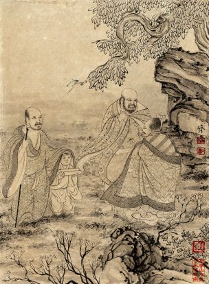 清 石涛 百页罗汉册页03-ok 25x35[宗教]