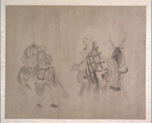 宋 李公麟 法海灵山图6[人物] 