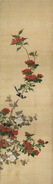 清 陈枚 四季花鸟图屏-4 41x139[花鸟] 
