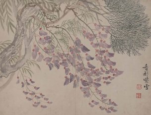 清 金礼嬴 花果图册页26X36-2[花鸟] 