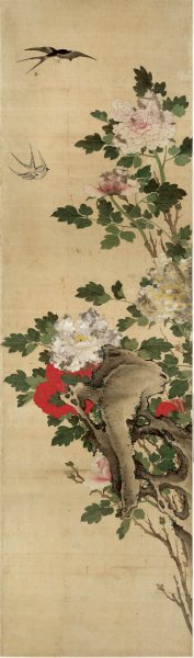 清 陈枚 四季花鸟图屏-1 41x139[花鸟] 
