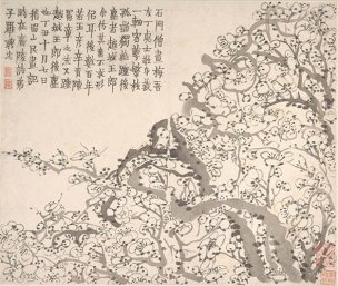 清 金农 梅花图册2 34x29[花鸟] 