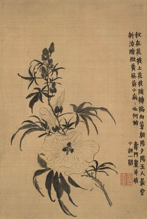 清 金农 杂画册页十二开-02 24x36[花鸟] 