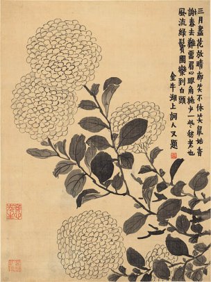 清 金农 册页八开-4 纸本 30.5x40.9[花鸟] 