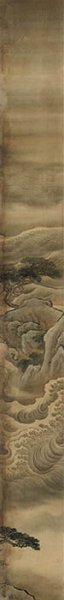 清 袁耀 蓬莱仙境图屏-1 高245cm[山水] 
