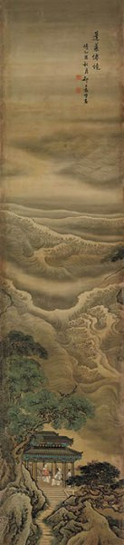 清 袁耀 蓬莱仙境图屏-2 高245cm[山水] 