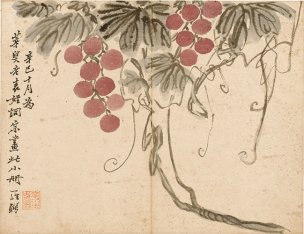 清 罗聘 花果图册-11-X 31.6x24.3[花鸟] 