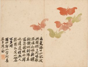 清 罗聘 花果图册-5-X 31.6x24.3[花鸟] 
