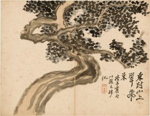 清 罗聘 花果图册-1-X 31.6x24.3[花鸟] 
