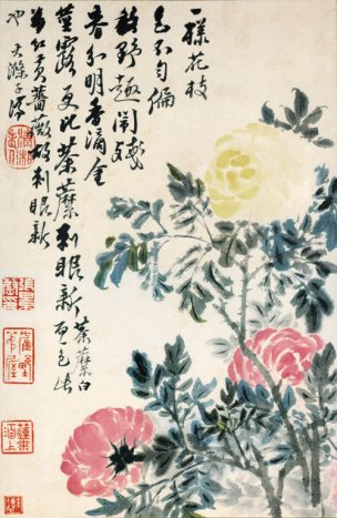 清 石涛 花卉册十二开2 20x31[花鸟] 
