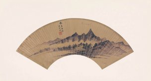 清 王时敏 扇面[山水]