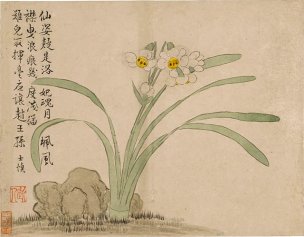 清 汪士慎 花卉图册十二开-3-X 31.2x24.2[花鸟]