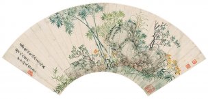 清 恽寿平 山水花卉八开-3[花鸟] 