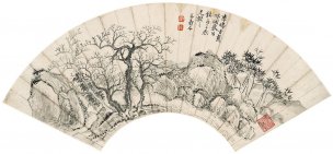 清 恽寿平 山水花卉八开-4[花鸟] 