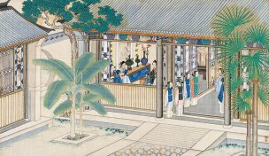 清 孙温 红楼梦 55x30.5 (89)[人物] 