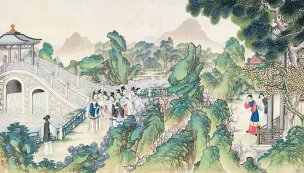 清 孙温 红楼梦 55x30.5 (81)[人物] 