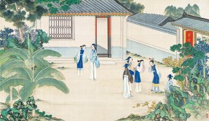 清 孙温 红楼梦 55x30.5 (73)[人物] 