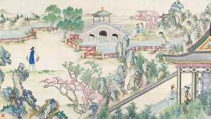 清 孙温 红楼梦 55x30.5 (95)[人物] 