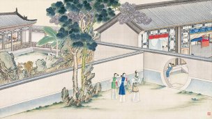 清 孙温 红楼梦 55x30.5 (7)[人物] 