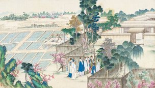 清 孙温 红楼梦 55x30.5 (57)[人物] 