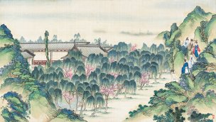 清 孙温 红楼梦 55x30.5 (56)[人物] 