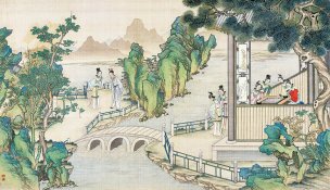 清 孙温 红楼梦 55x30.5 (198)[人物] 
