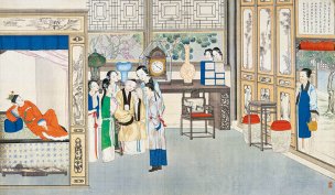 清 孙温 红楼梦 55x30.5 (202)[人物] 