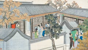 清 孙温 红楼梦 55x30.5 (30)[人物] 
