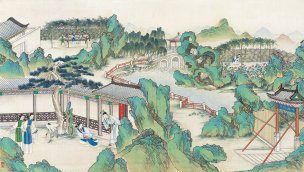 清 孙温 红楼梦 55x30.5 (37)[人物] 