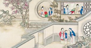 清 孙温 红楼梦 55x30.5 (14)[人物] 