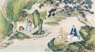 清 孙温 红楼梦 55x30.5 (145)[人物] 