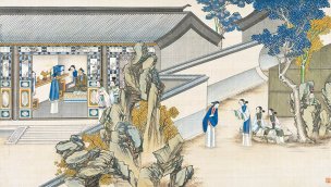 清 孙温 红楼梦 55x30.5 (183)[人物] 