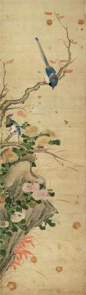 清 陈枚 四季花鸟图屏-7 41x139[花鸟] 