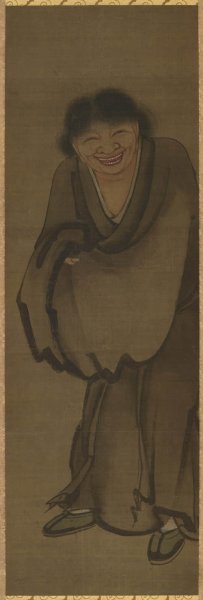 未知朝代 伝顔輝 寒山拾得图2[宗教] 