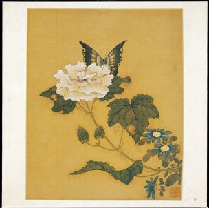 明 陈洪绶 陈老莲 花鸟册4 [花鸟] 