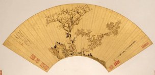 明 陈洪绶 扇面006 [花鸟] 