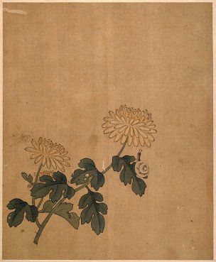 明 陈洪绶 人物山水花鸟册010 [花鸟] 