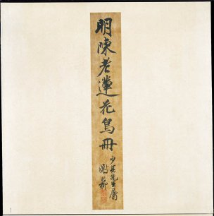 明 陈洪绶 陈老莲 花鸟册1 [花鸟] 