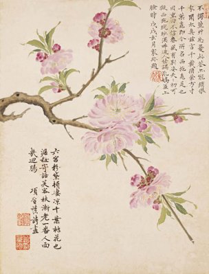 明 项圣谟 花卉十开-09 24x31[花鸟] 