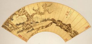 明 陈洪绶 扇面009 [山水]