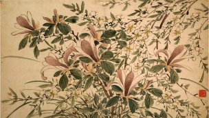 明 陈春 白阳集花册页013[花鸟]