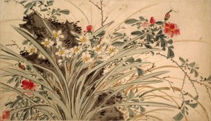 明 陈春 白阳集花册页010[花鸟]