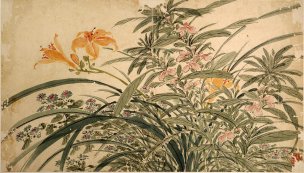 明 陈春 白阳集花册页017[花鸟]
