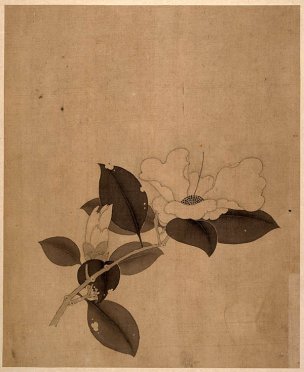 明 陈洪绶 人物山水花鸟册007 [花鸟]