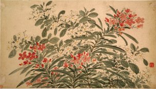 明 陈春 白阳集花册页011[花鸟]
