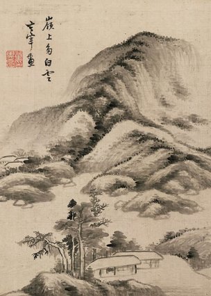 明 董其昌 山水图册十开-2 [山水]
