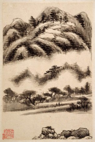 明 董其昌 山水册页006 [山水]