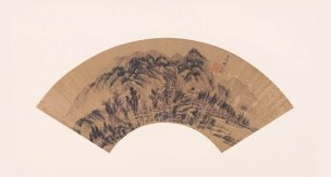 明 杨文聪 扇面山水圖y[山水]